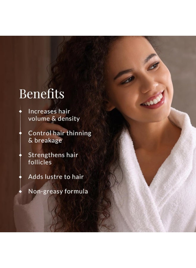 Forest Essentials Hair Thickening Spray Bhringraj & Shikakai | Volumizing Spray for Thicker, Fuller | With Vitamin B5 & Keratin | Help to boost growth 130ml - Image 2